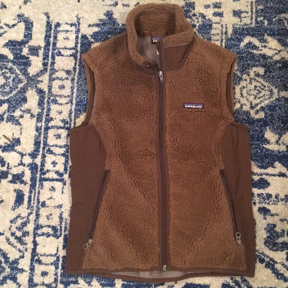 Brown Patagonia Retro X vest size S